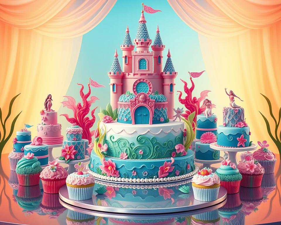 My Bake Studio's Mermaid Castle cake
